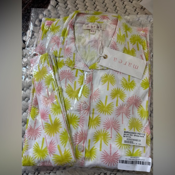 NWT Marea Midi Shirt Dress in Golden Hour - Picture 8 of 9